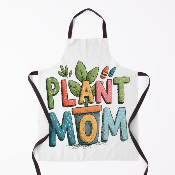 Item preview, Plant Mom Bold Crayon Color Text Design designed and sold by RichardRags.