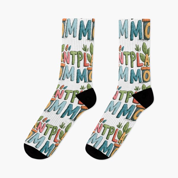 Item preview, Plant Mom Bold Crayon Color Text Design designed and sold by RichardRags.