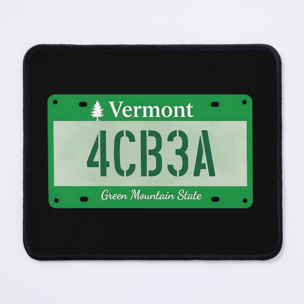 Item preview, Vermont Mountain State Plate designed and sold by WhimsyWephy.