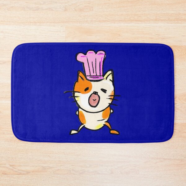 Item preview, Chef Kitty Yawning Cute Digital Art designed and sold by MiraMiraMagic.