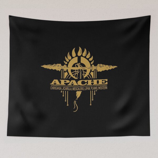 Item preview, Gold Apache Tribal Emblem Sun Wheel Spears  designed and sold by WhimsyWephy.