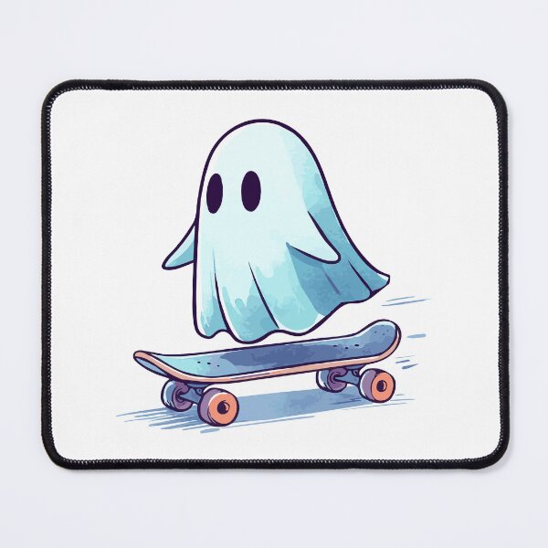 Item preview, Cutesy Skateboarding Ghost Summerween designed and sold by pixiedustpaint.