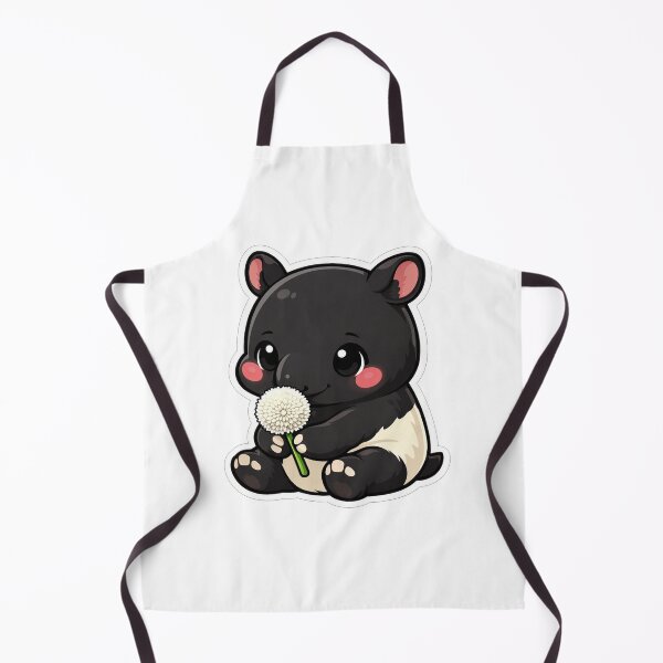Item preview, Cute Baby Tapir Holding White Flower designed and sold by Owcomm.