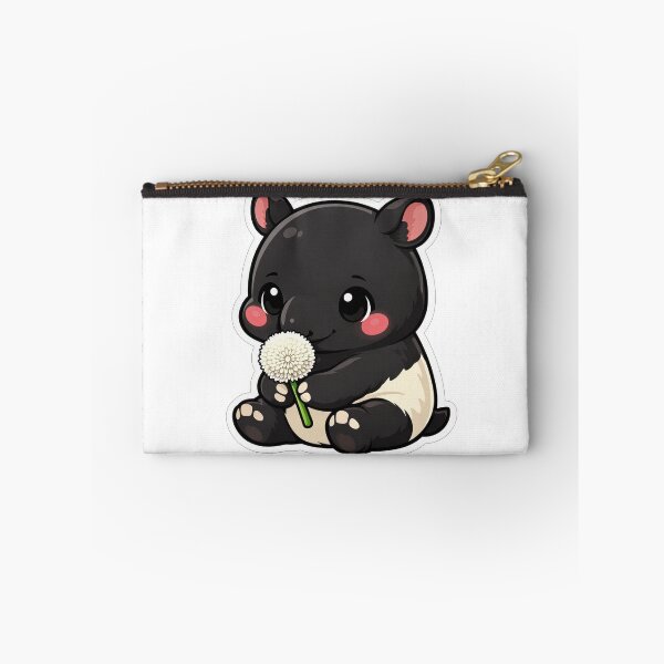 Item preview, Cute Baby Tapir Holding White Flower designed and sold by Owcomm.