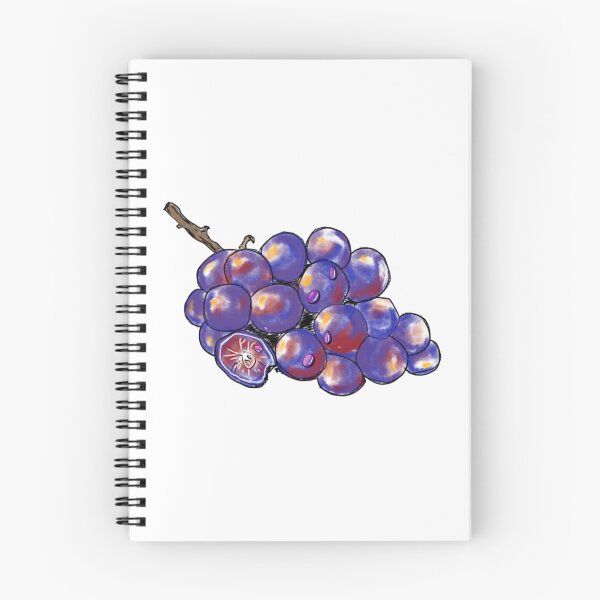 Item preview, Sweet Juicy Grapes Hand Drawn Illustration designed and sold by MiraMiraMagic.