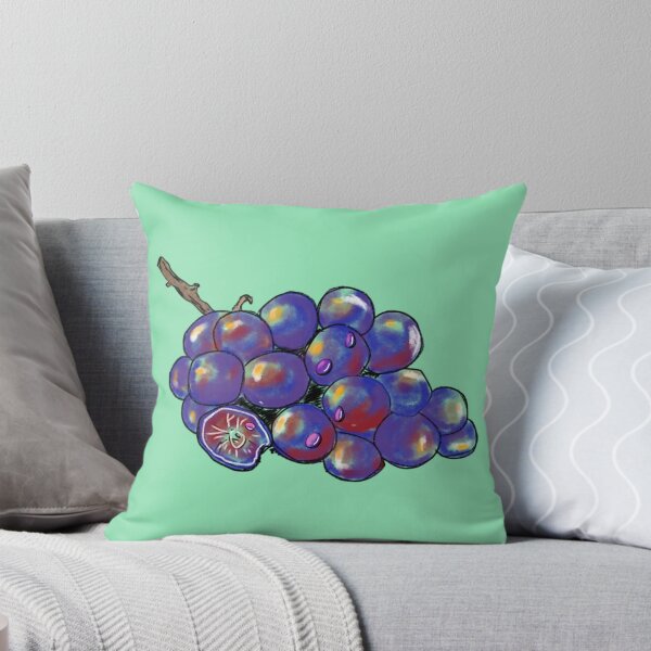Item preview, Sweet Juicy Grapes Hand Drawn Illustration designed and sold by MiraMiraMagic.