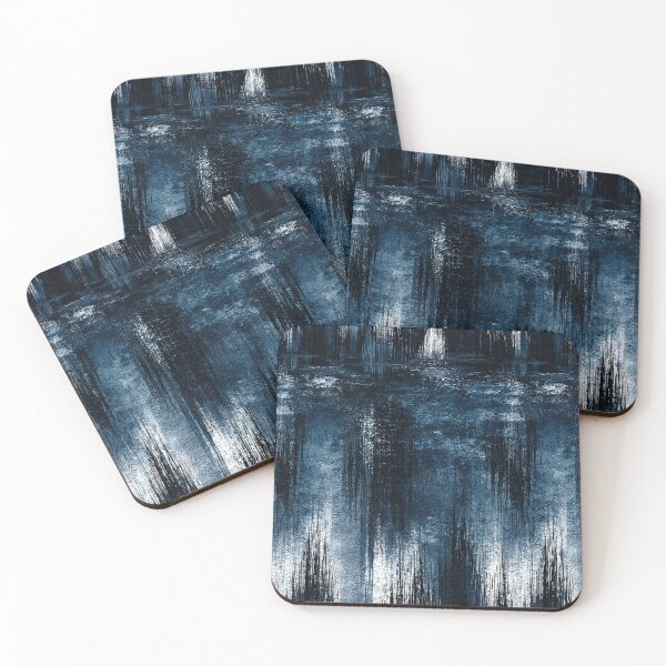 Item preview, Slate Blue Streaked Industrial Metal Art designed and sold by Piotrek0001.