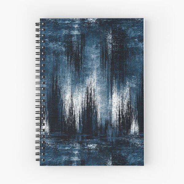 Item preview, Slate Blue Streaked Industrial Metal Art designed and sold by Piotrek0001.