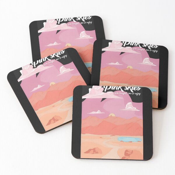 Item preview, Pink Skies Mountain Desert Scenery Script designed and sold by WhimsyWephy.