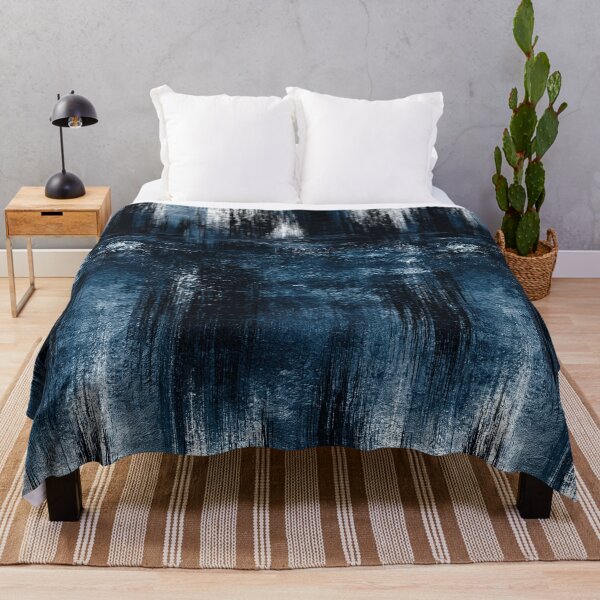 Item preview, Slate Blue Streaked Industrial Metal Art designed and sold by Piotrek0001.