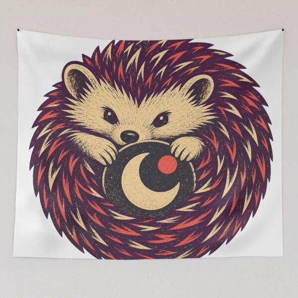 Item preview, Do-Not-Disturb Hedgehog – Quiet Mode Creature designed and sold by yagniikd-.