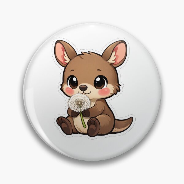 Item preview, Cute Baby Animal Holding White Dandelion designed and sold by Owcomm.