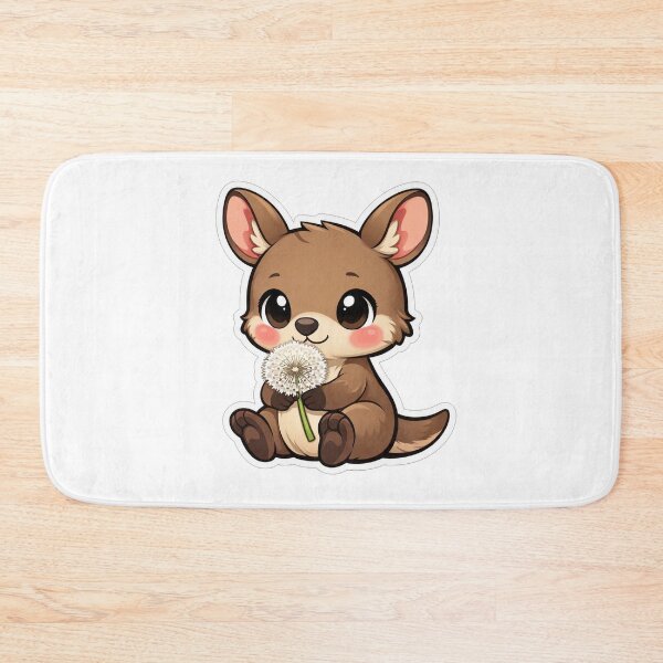Item preview, Cute Baby Animal Holding White Dandelion designed and sold by Owcomm.