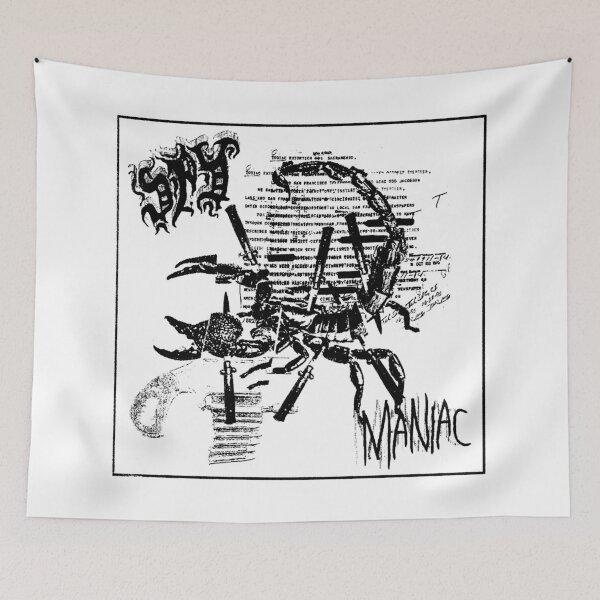 Item preview, Black Silhouette Punk Rock Scorpio designed and sold by ShadeFall.