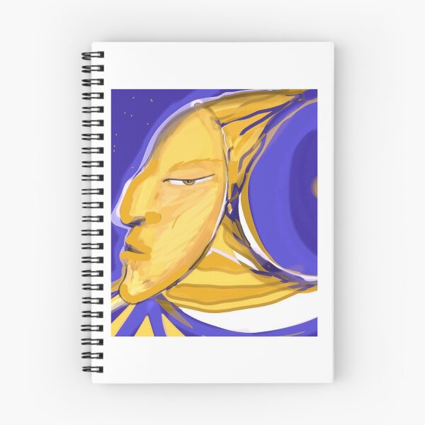 Item preview, Crescent Face celestial profile, Sun face designed and sold by BlondelleWinny.