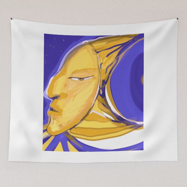 Item preview, Crescent Face celestial profile, Sun face designed and sold by BlondelleWinny.
