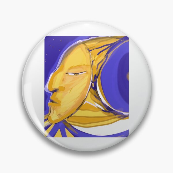 Item preview, Crescent Face celestial profile, Sun face designed and sold by BlondelleWinny.