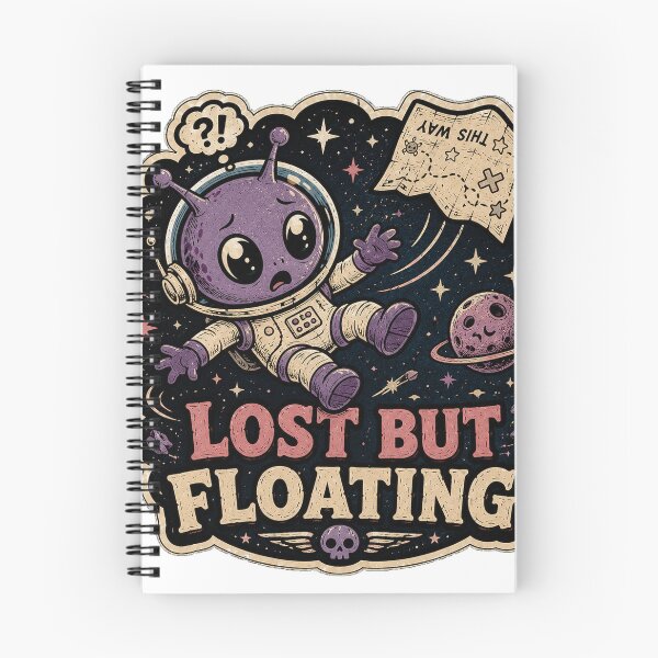 Item preview, Lost Purple Alien Floating in Space designed and sold by HESE ODDWORKS.