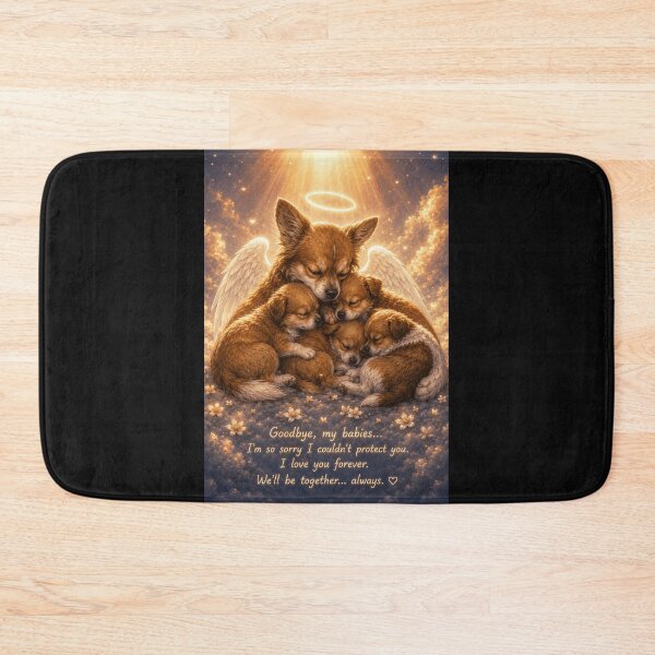 Item preview, Justice for Wangwang “Goodbye My Babies” Angel Mother Dog Memorial Gift designed and sold by CanvasFuse.