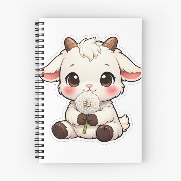 Item preview, Cute Baby Goat Holding A Dandelion designed and sold by Owcomm.