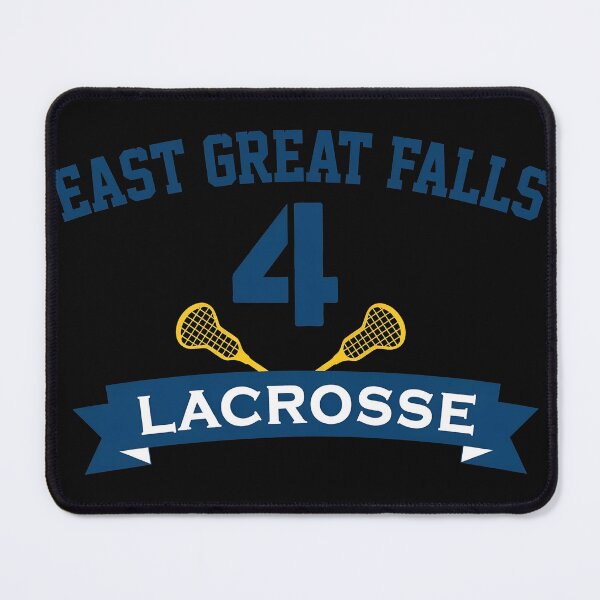 Item preview, East Great Falls Lacrosse Number 4 Support designed and sold by Inkirra.