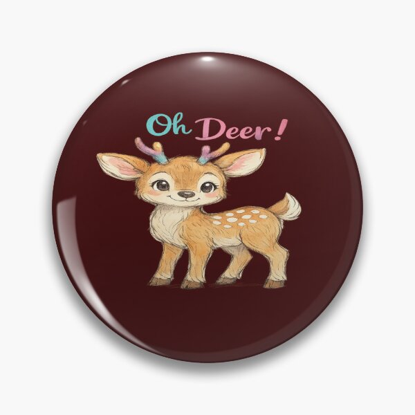 Item preview, Deer-themed puns designed and sold by PearlPathFinds.