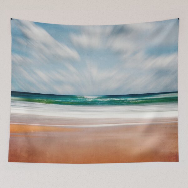 Item preview, Blurred Ocean Horizon - Low Angle Beach View designed and sold by Dyrk Wyst Redbubble Shop.