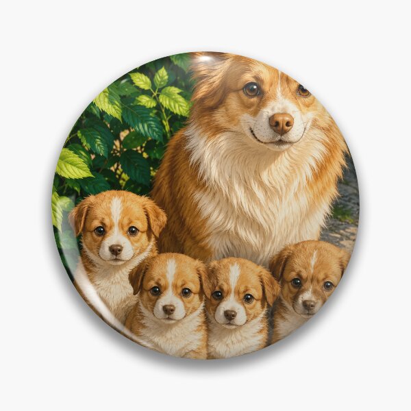 Item preview, Justice for Wangwang “Mother Dog and Puppies” Memorial Animal Gift designed and sold by MorningJoco.