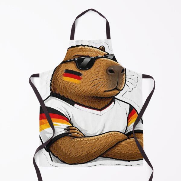 Item preview, German Capybara Soccer Championship Fan designed and sold by denybz.