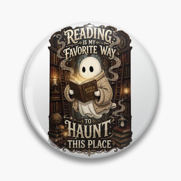 Item preview, Reading Is My Favorite Way To Haunt This Place Ghost Reader designed and sold by Sovereign Supply Co..