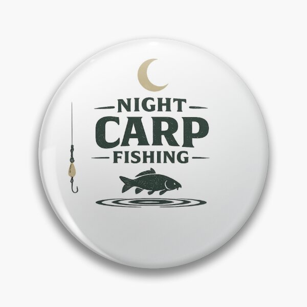 Item preview, Night Carp Fishing Graphic for Anglers designed and sold by OddHobbyClub.