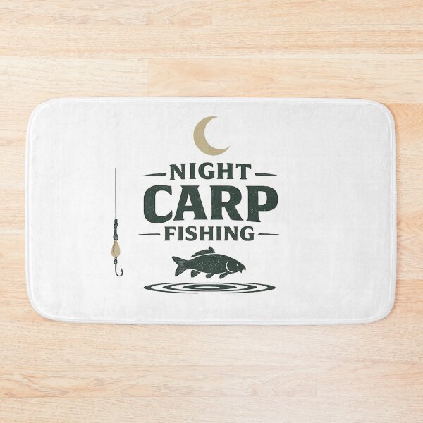 Item preview, Night Carp Fishing Graphic for Anglers designed and sold by OddHobbyClub.