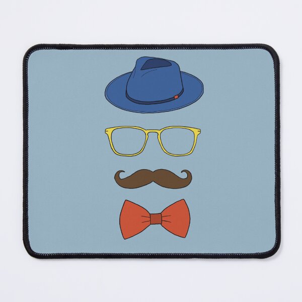 Item preview, Colourful Moustache man designed and sold by Line & Tide.