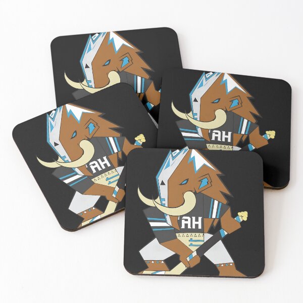 Item preview, Geometric Mammoth Hockey Mascot designed and sold by Inkirra.