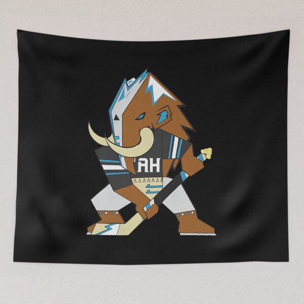 Item preview, Geometric Mammoth Hockey Mascot designed and sold by Inkirra.