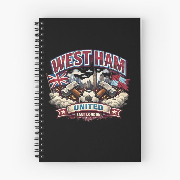 Item preview, West Ham United Vintage Football Fan Art | East London Hammers Supporter Design designed and sold by GarnerSupplyCo.