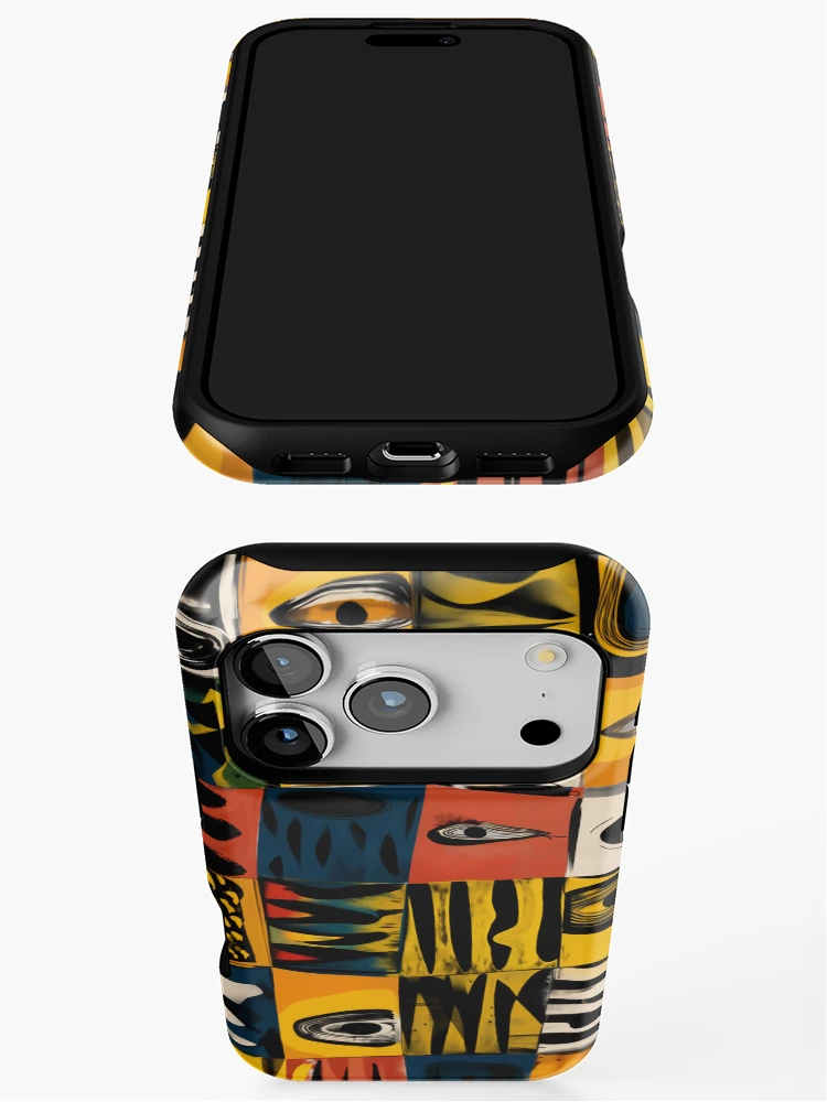 Thumbnail 3 of 4, iPhone Case, Offbeat Pattern designed and sold by Duckmoo Art.