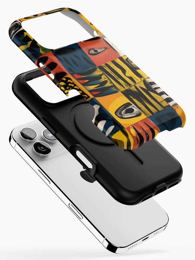 Thumbnail 2 of 4, iPhone Case, Offbeat Pattern designed and sold by Duckmoo Art.