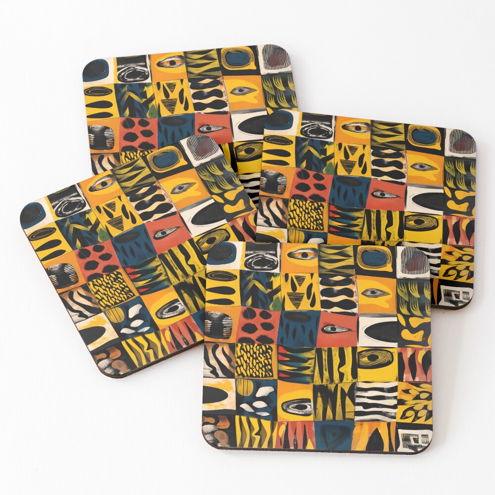 Item preview, Coasters (Set of 4) designed and sold by RodAshOffbeat.