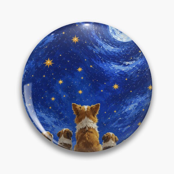 Item preview, Justice for Wangwang “Starry Night Mother Dog Puppies” Memorial Gift designed and sold by CanvasFuse.