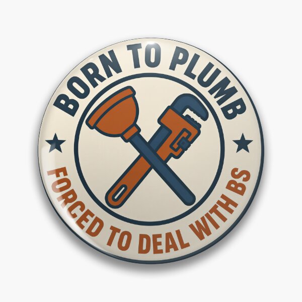 Item preview, Born to Plumb Funny Plumber Gift designed and sold by HardHatCo.