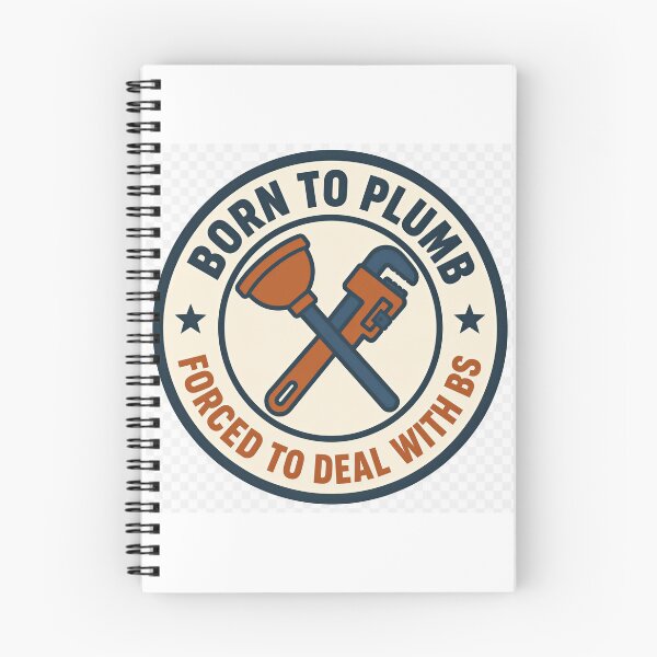 Item preview, Born to Plumb Funny Plumber Gift designed and sold by HardHatCo.