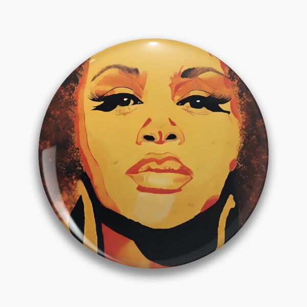 Artikelvorschau, Lebendiges Porträt als Hommage an Jill Scott entworfen und verkauft von RoseArtGraphic.