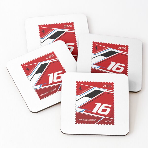 Item preview, Charles Leclerc Helmet Stamp Ferrari  designed and sold by 816-Stickers.