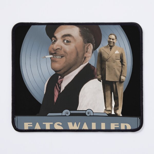 Item preview, Jazz Icon Waller Vinyl Style designed and sold by RoseArtGraphic.