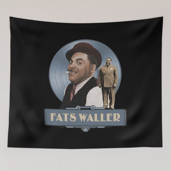 Item preview, Jazz Icon Waller Vinyl Style designed and sold by RoseArtGraphic.