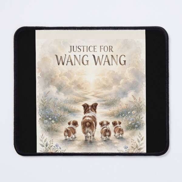 Item preview, Justice for Wang Wang “Walking to the Light” Mother Dog Puppies Memorial Gift designed and sold by MorningJoco.
