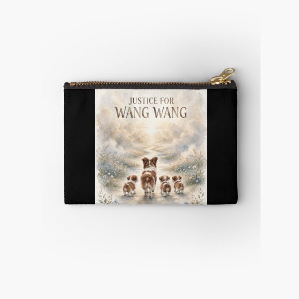 Item preview, Justice for Wang Wang “Walking to the Light” Mother Dog Puppies Memorial Gift designed and sold by MorningJoco.