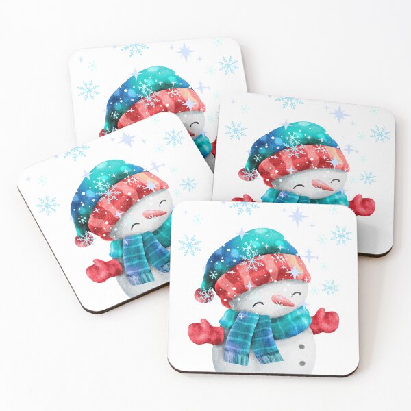 Item preview, Cute Watercolor Snowman Winter Christmas designed and sold by     Sela Art .