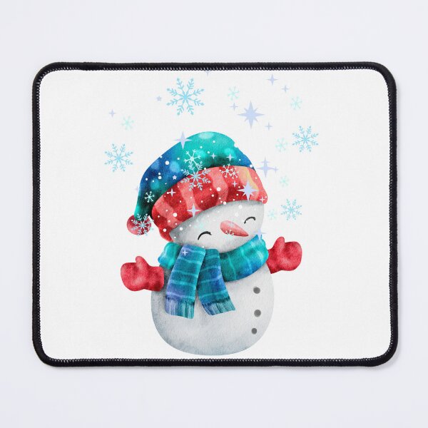 Item preview, Cute Watercolor Snowman Winter Christmas designed and sold by Sela Art .